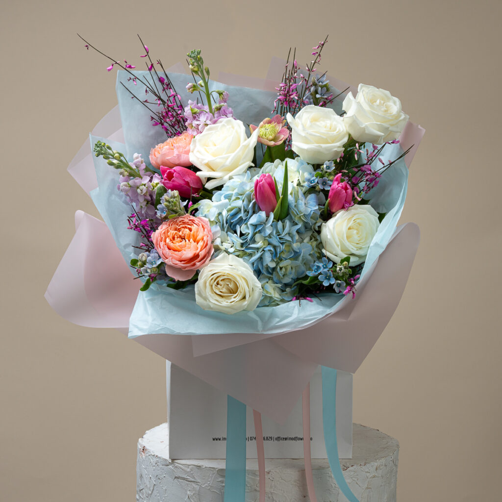 Flori colorate-buchet