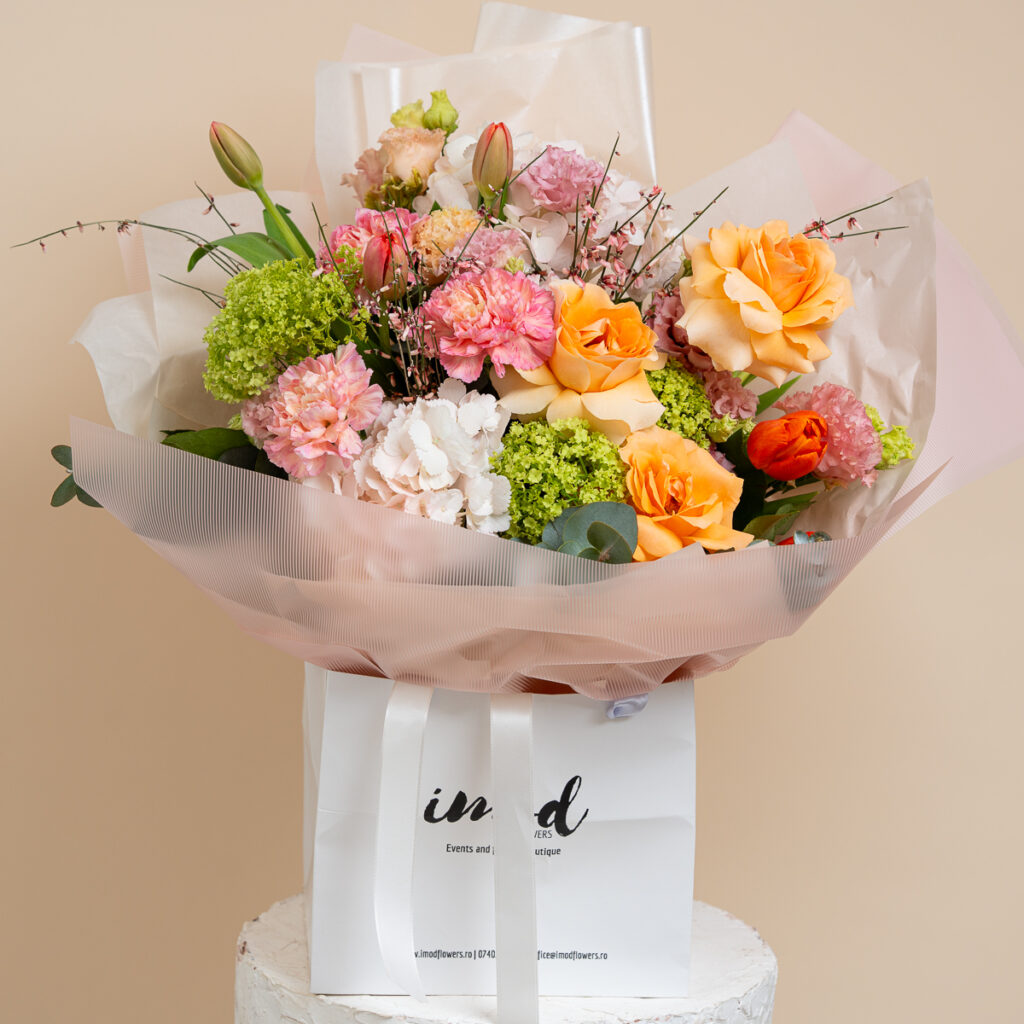 Flori colorate-buchet