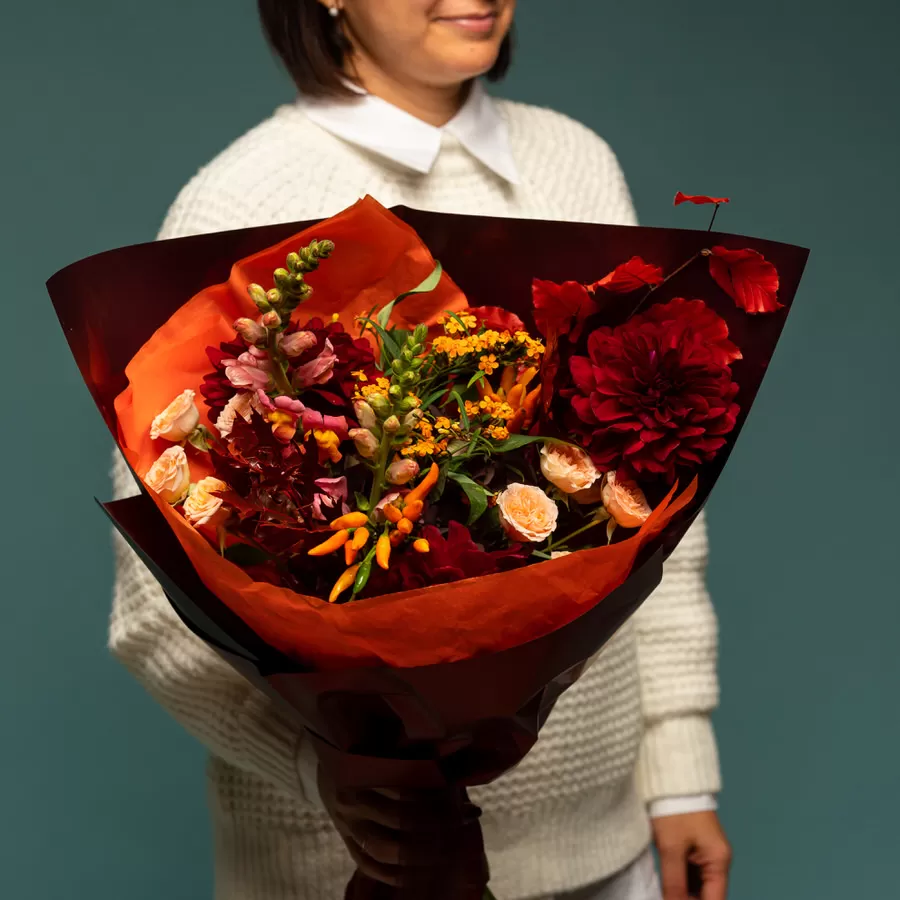 Buchetul de flori Orange passion