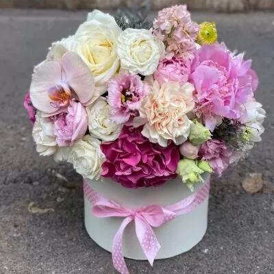 aranjament floral botez fetita 1