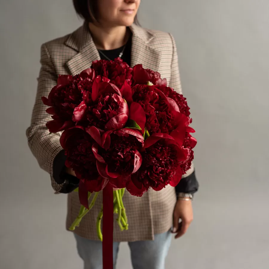 Buchet cu 11 bujori rosii