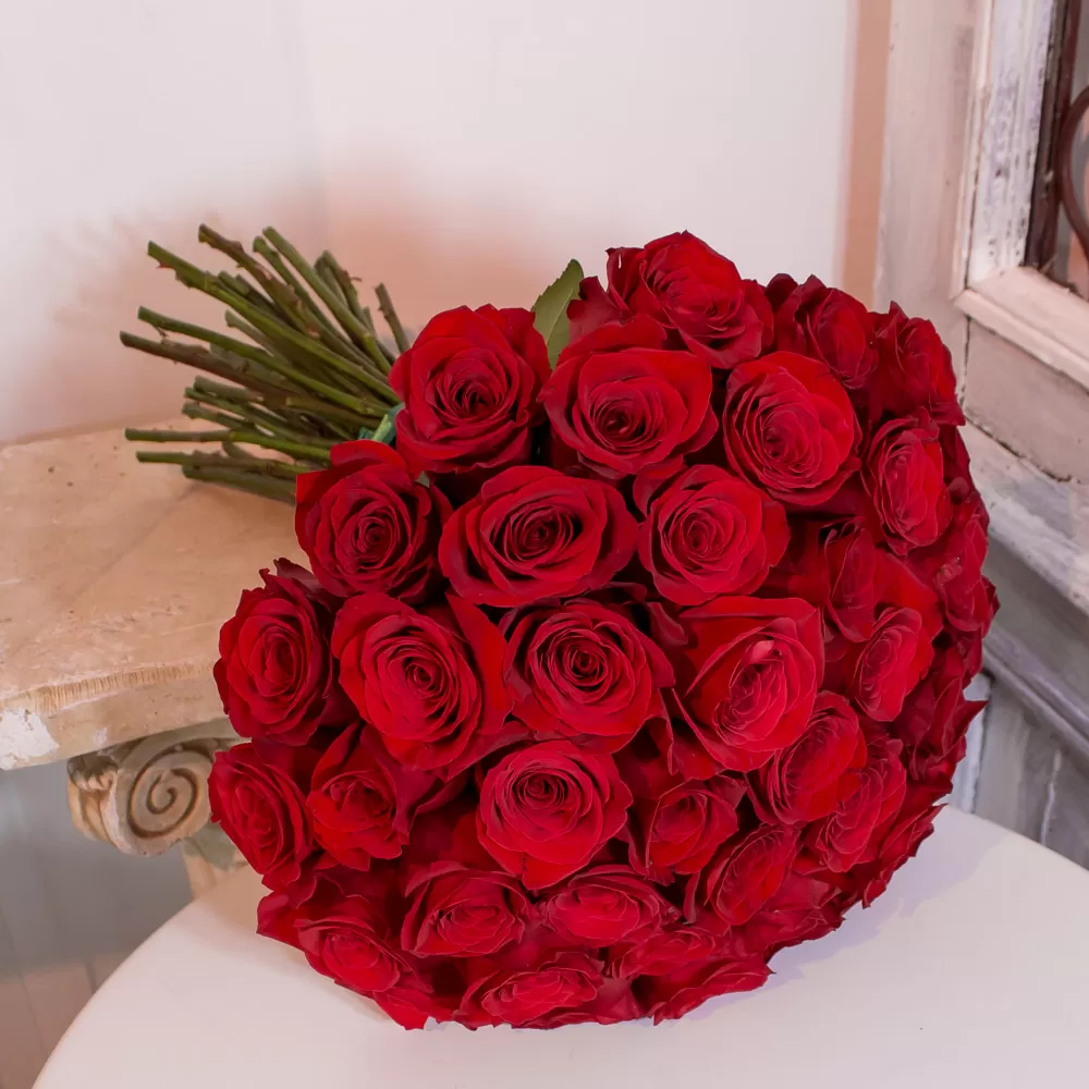 Buchet de 51 trandafiri rosii