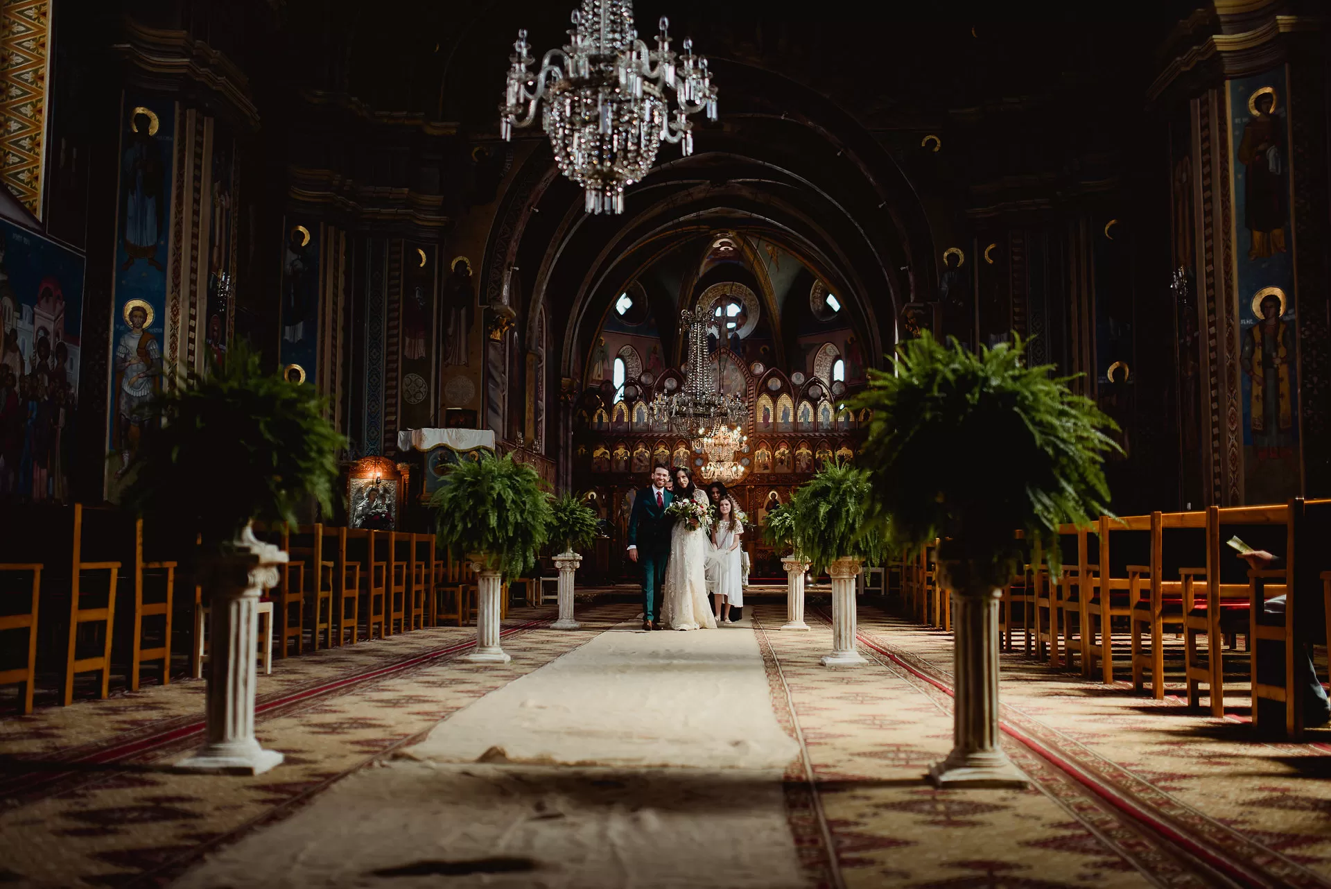 decor biserica nunta